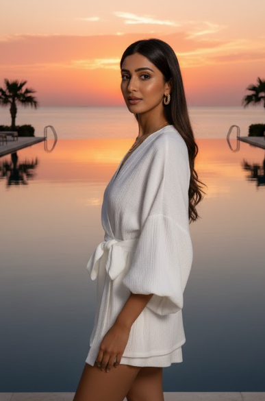 Diana Coord Set - White - Fiesta Resortwear