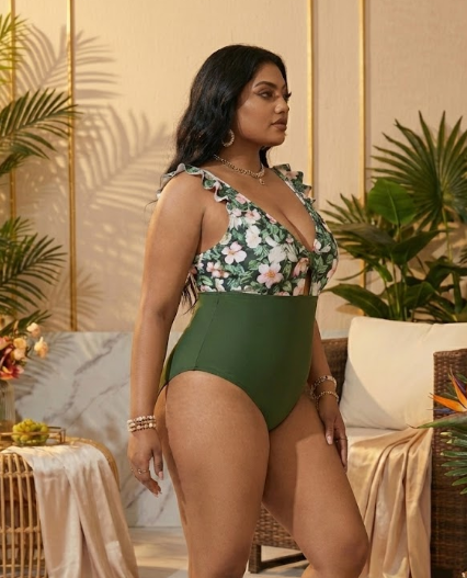 Harmony Swimsuit Plus Size - Fiesta Resortwear
