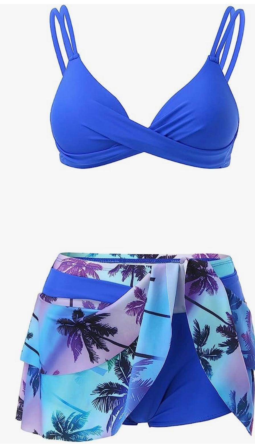 Vici Skirtini: Blue - Fiesta Resortwear
