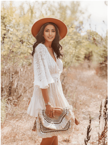 Bella Lace Dress - Fiesta Resortwear