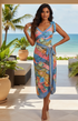 Hawaiian Swimsuit Set: Blue - Fiesta Resortwear