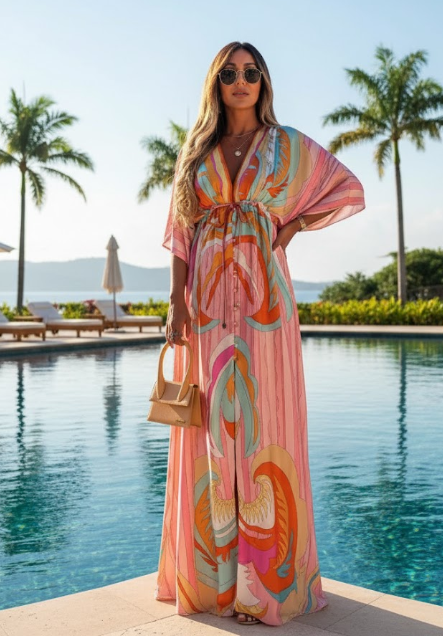 Marcel Dress: Pink - Fiesta Resortwear