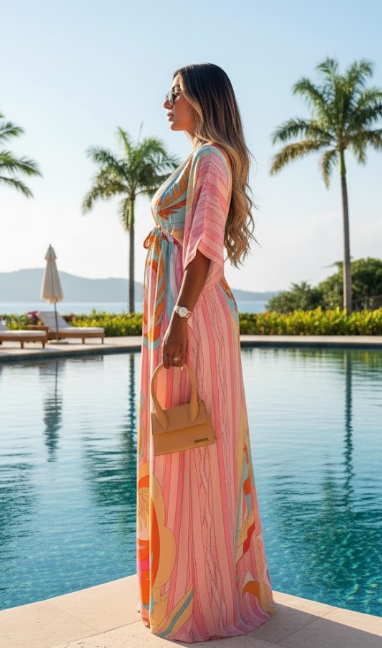 Marcel Dress: Pink - Fiesta Resortwear