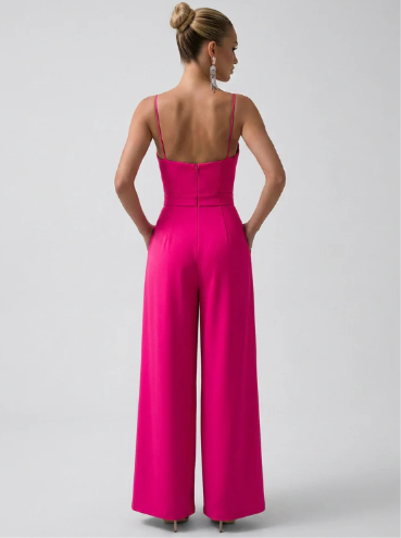 Lalita Jumpsuit: Pink