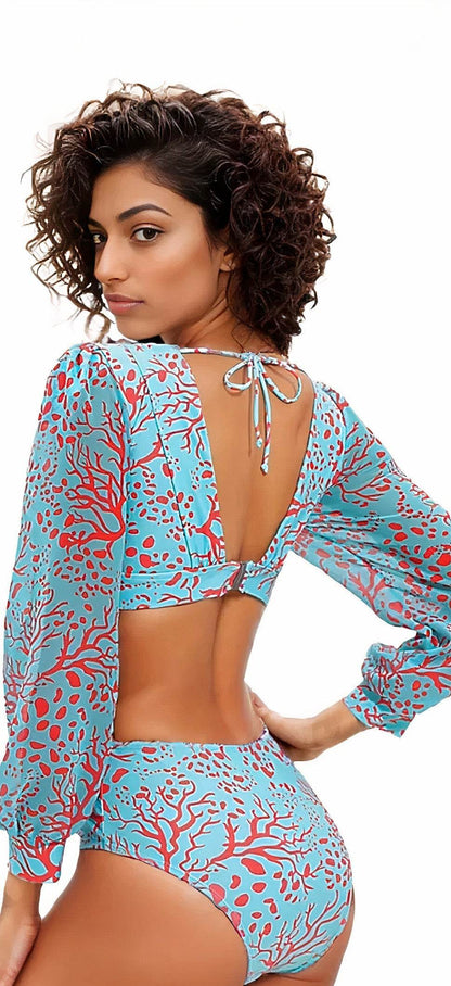 Drew Monokini: Blue - Fiesta Resortwear