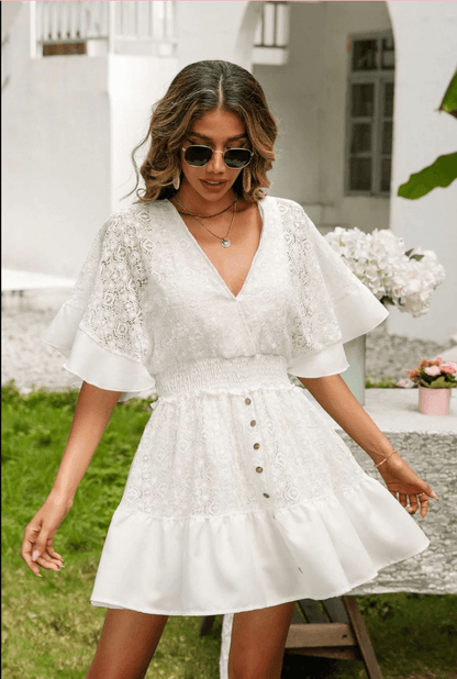 Bella Lace Dress - Fiesta Resortwear