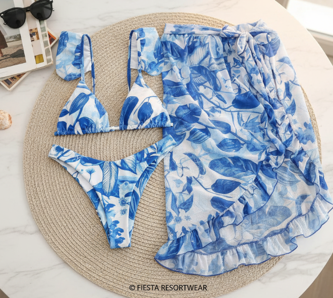 Blue Skies Bikini Set - Fiesta Resortwear
