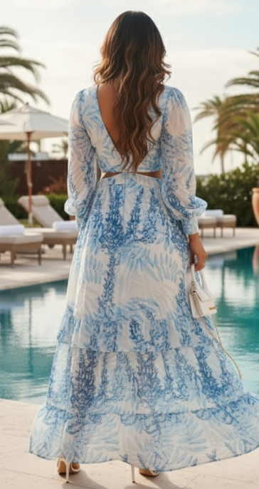 Misty Falls Dress - Fiesta Resortwear