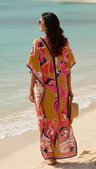 Bloom Bay Kaftan - Fiesta Resortwear