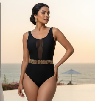 Black Allure Swimsuit - Fiesta Resortwear
