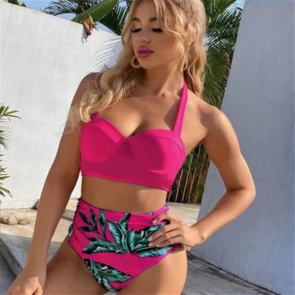 Dana Padded Bikini: Pink - Fiesta Resortwear