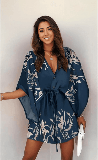 Friday Dress: Blue Orchard - Fiesta Resortwear