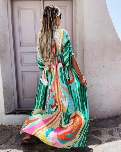 Marcel Dress: Green - Fiesta Resortwear