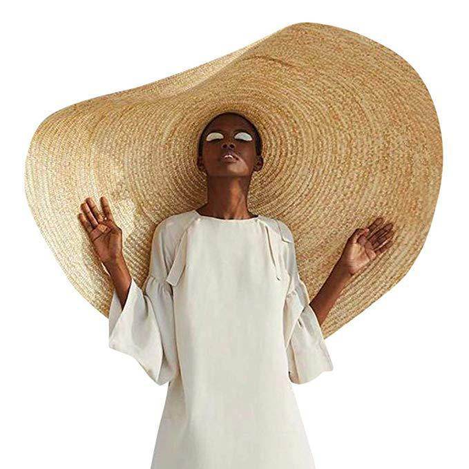 Beemer Straw Hat - 90 Cms -Beige - Fiesta Resortwear